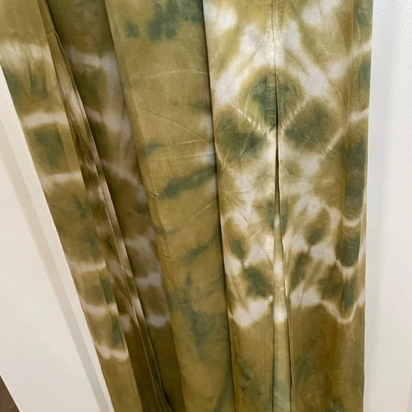 Young Fabulous & Broke Green Tie Dye Maxi Dress XS - Picture 6 of 8